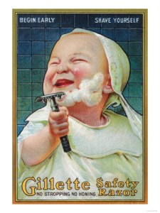An early Gillette advertisment
